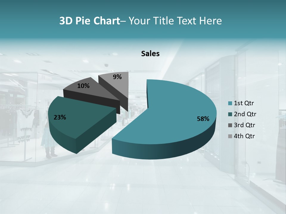 Transparent Business Store PowerPoint Template