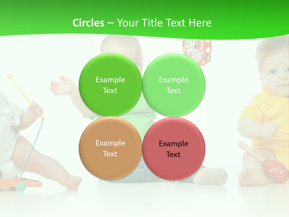 Crawling Beauty Expression PowerPoint Template