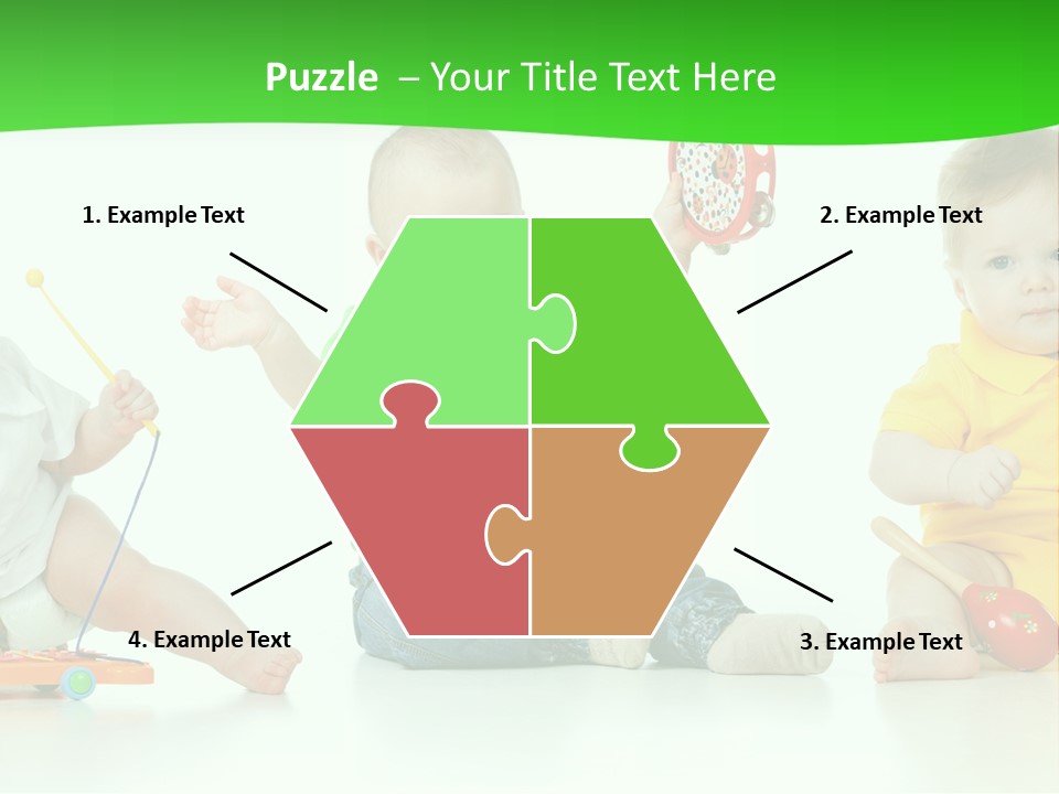 Crawling Beauty Expression PowerPoint Template