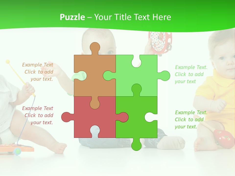 Crawling Beauty Expression PowerPoint Template