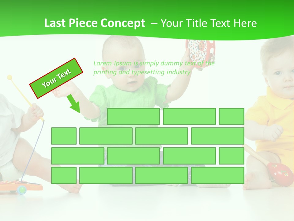 Crawling Beauty Expression PowerPoint Template