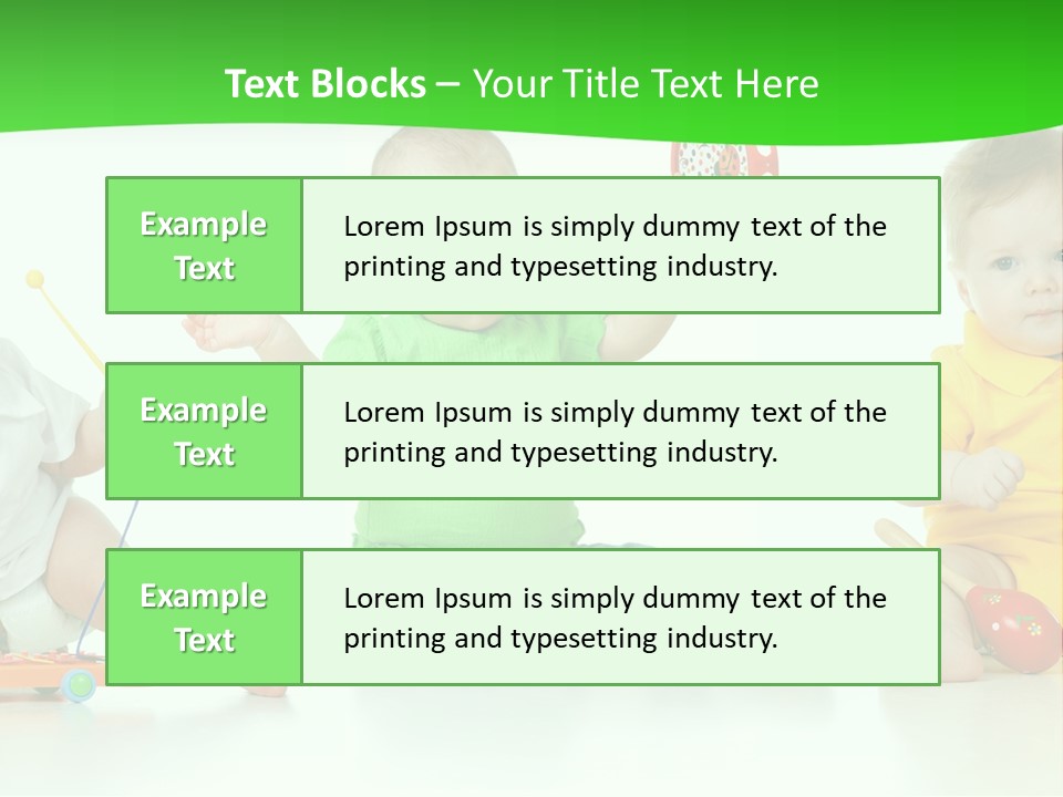Crawling Beauty Expression PowerPoint Template