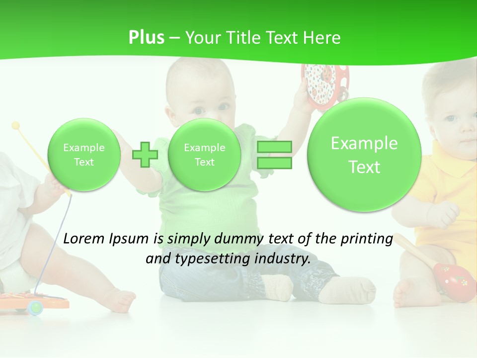 Crawling Beauty Expression PowerPoint Template