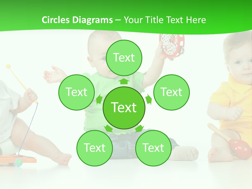 Crawling Beauty Expression PowerPoint Template