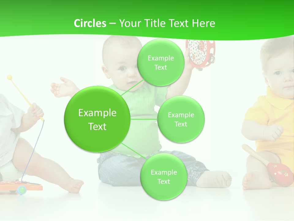 Crawling Beauty Expression PowerPoint Template