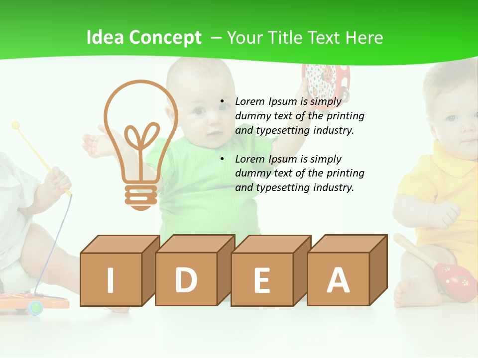 Crawling Beauty Expression PowerPoint Template