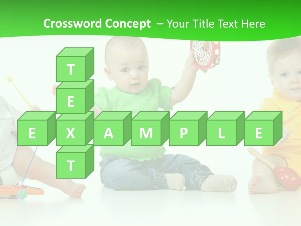 Crawling Beauty Expression PowerPoint Template