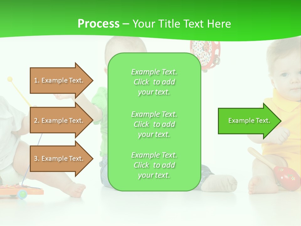 Crawling Beauty Expression PowerPoint Template