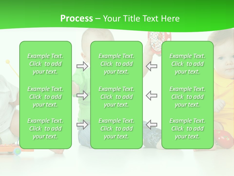 Crawling Beauty Expression PowerPoint Template