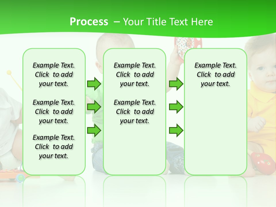 Crawling Beauty Expression PowerPoint Template