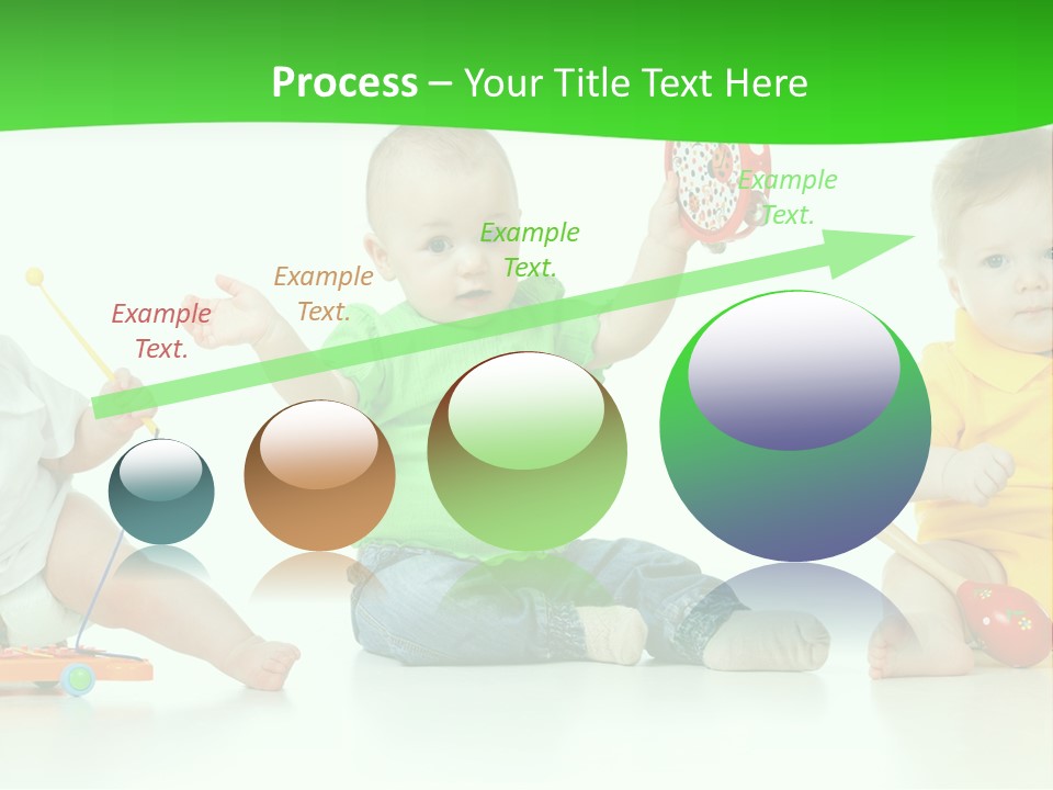 Crawling Beauty Expression PowerPoint Template