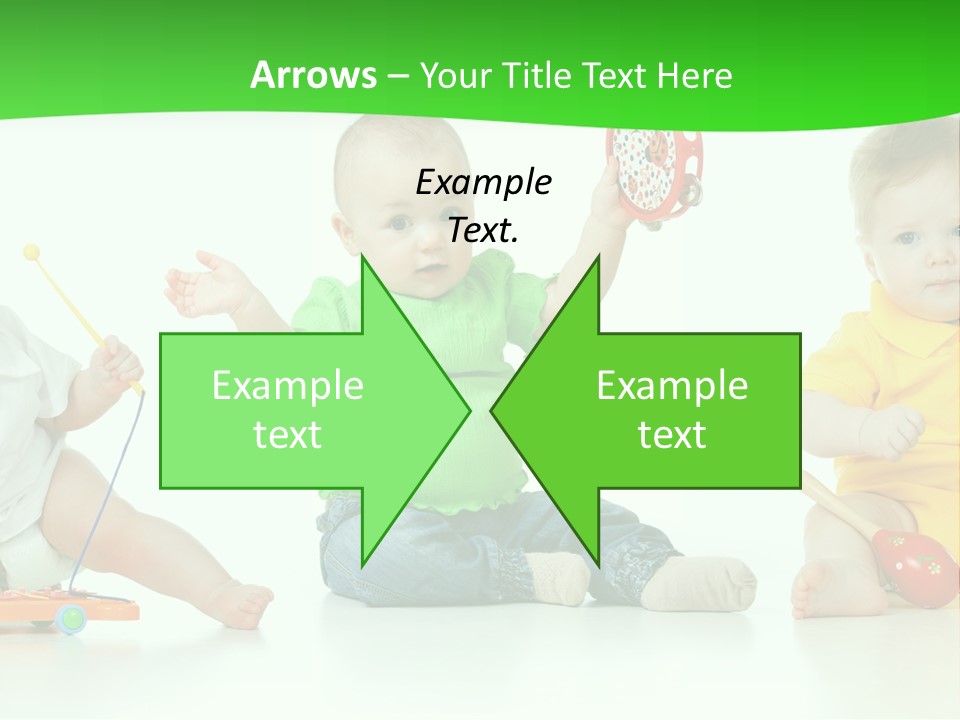 Crawling Beauty Expression PowerPoint Template