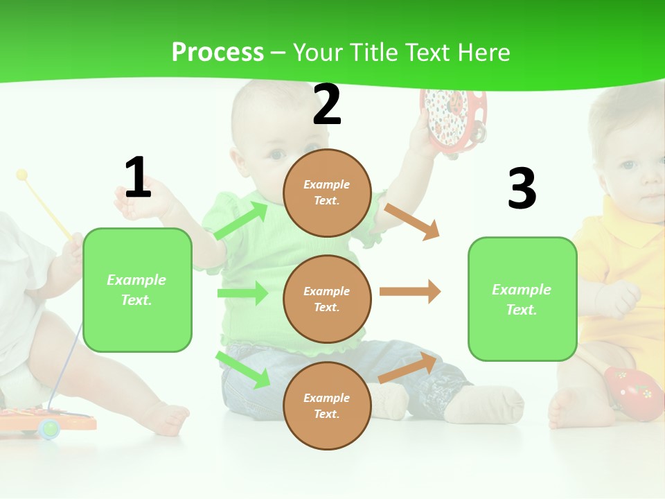 Crawling Beauty Expression PowerPoint Template