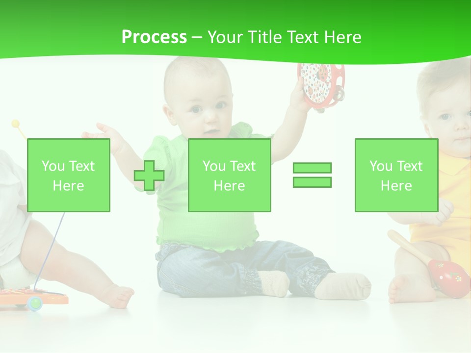 Crawling Beauty Expression PowerPoint Template