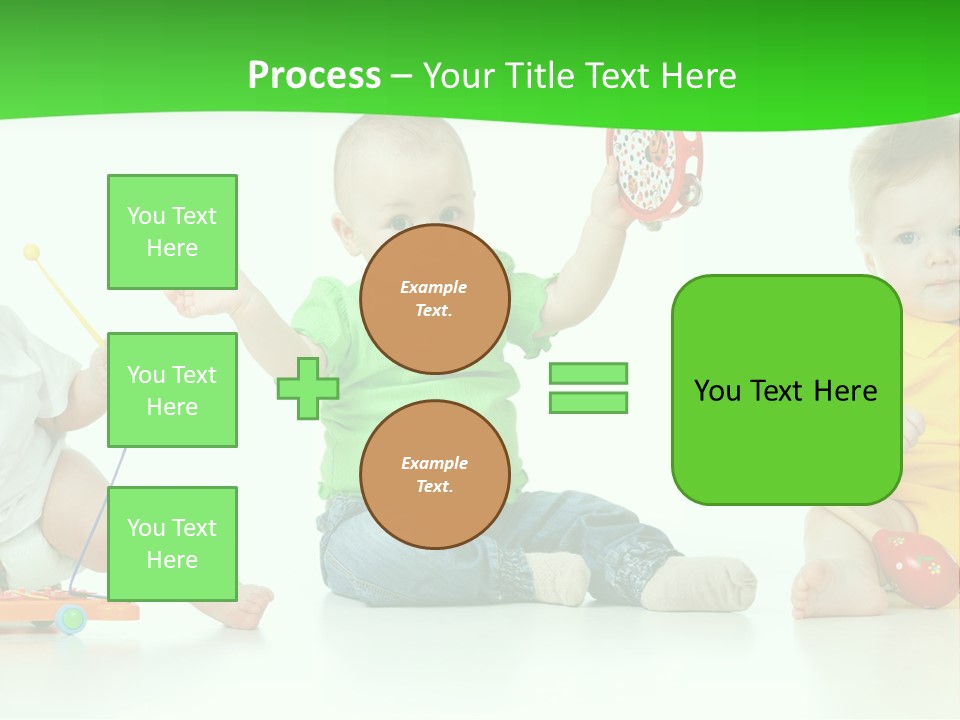 Crawling Beauty Expression PowerPoint Template