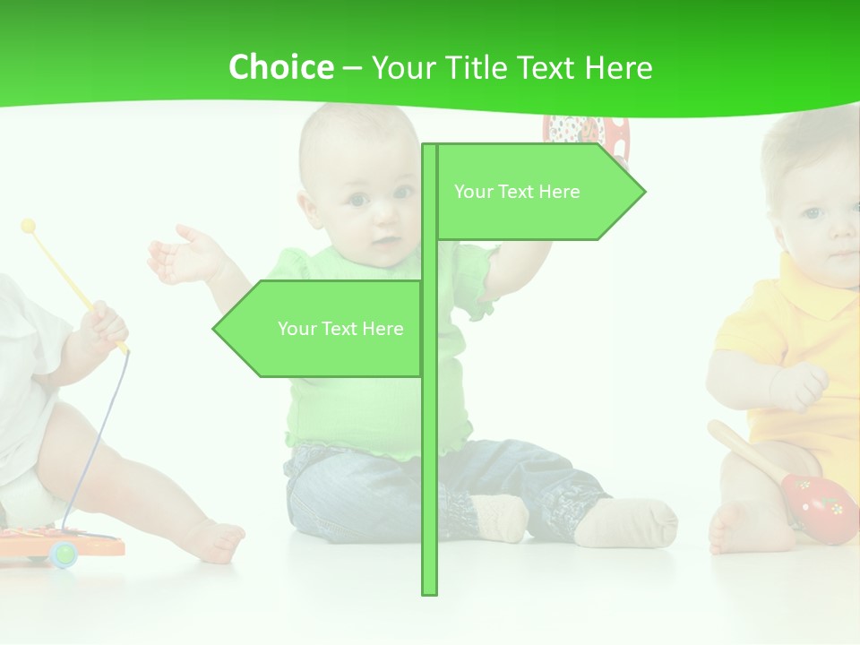 Crawling Beauty Expression PowerPoint Template