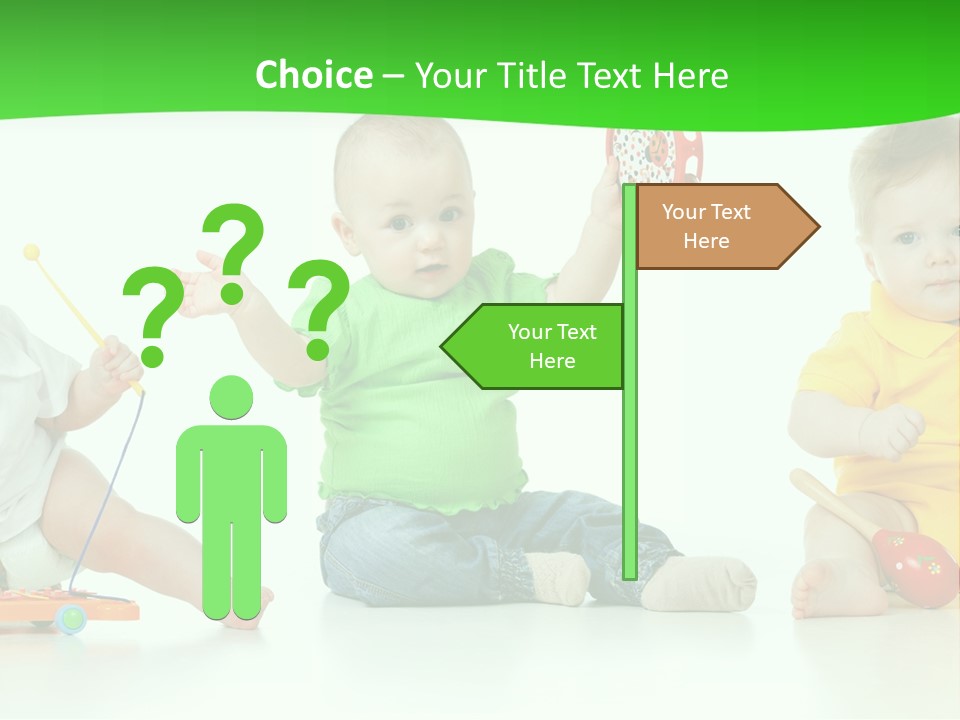 Crawling Beauty Expression PowerPoint Template