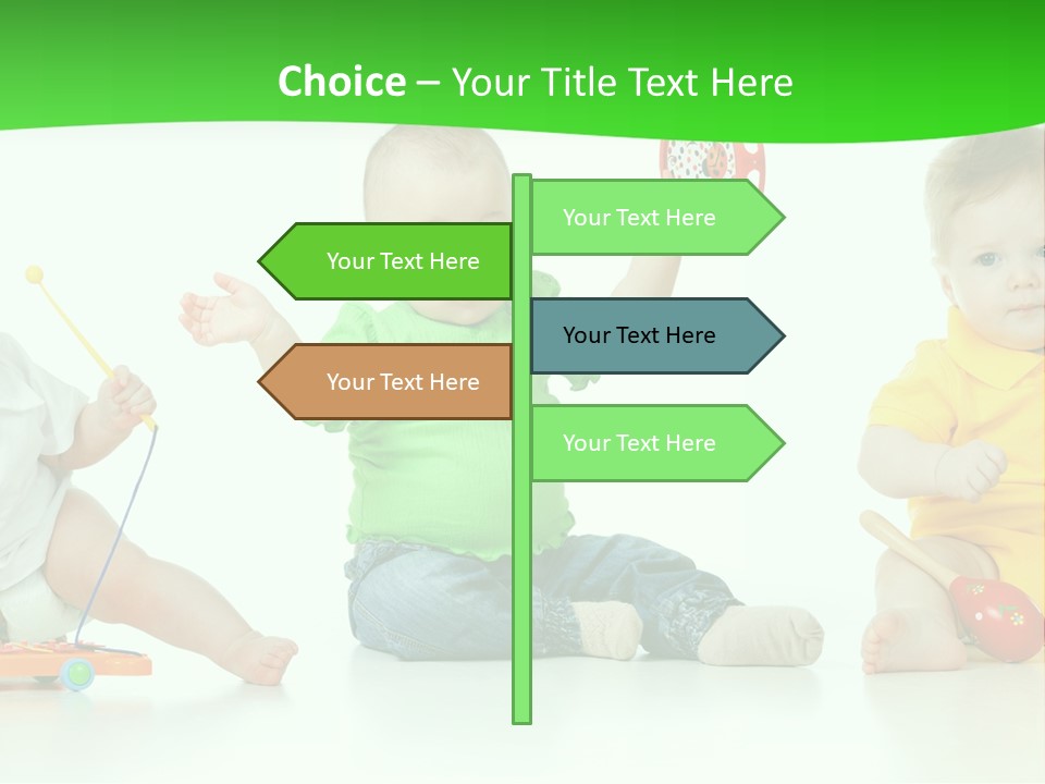 Crawling Beauty Expression PowerPoint Template