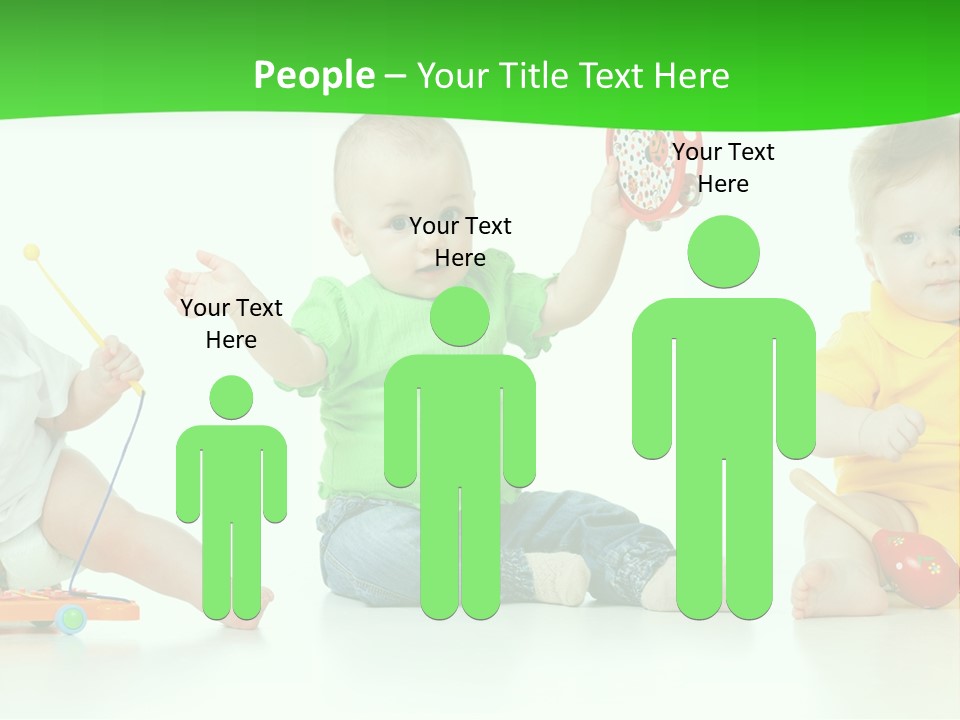 Crawling Beauty Expression PowerPoint Template