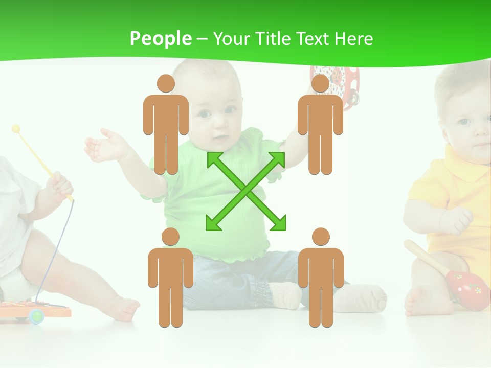 Crawling Beauty Expression PowerPoint Template