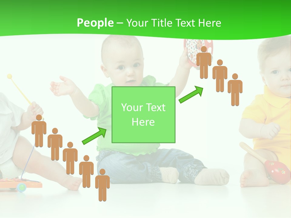 Crawling Beauty Expression PowerPoint Template