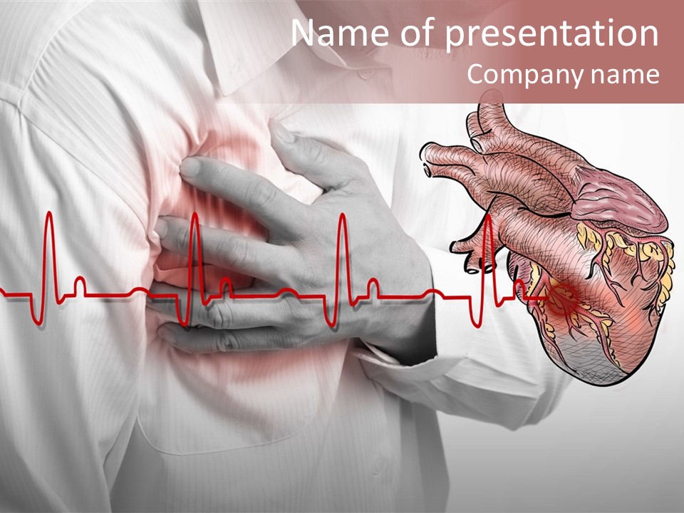 Business Breathing Angina PowerPoint Template