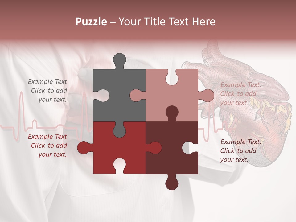 Business Breathing Angina PowerPoint Template