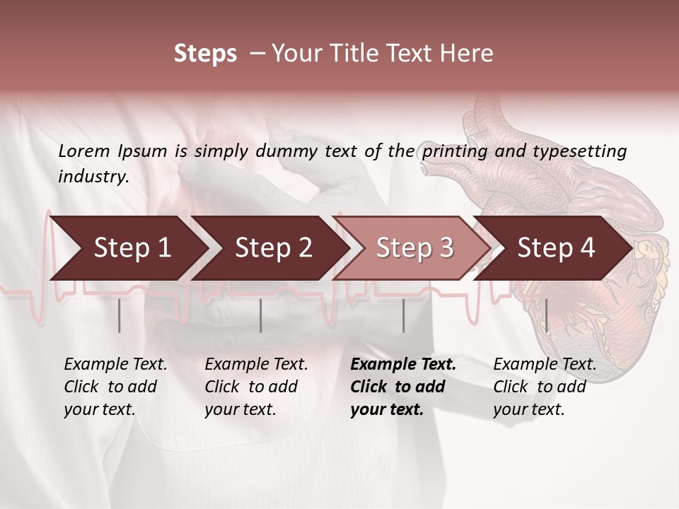 Business Breathing Angina PowerPoint Template
