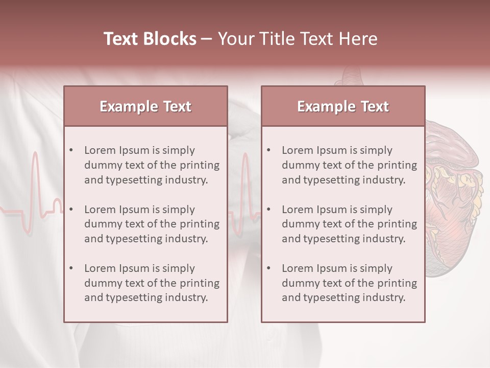 Business Breathing Angina PowerPoint Template