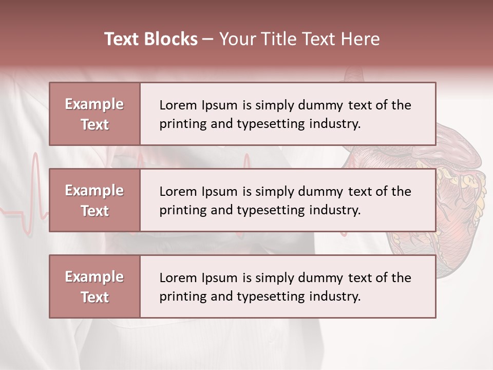 Business Breathing Angina PowerPoint Template