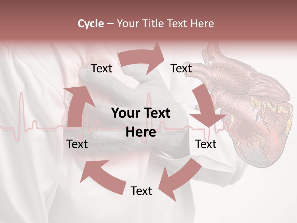 Business Breathing Angina PowerPoint Template