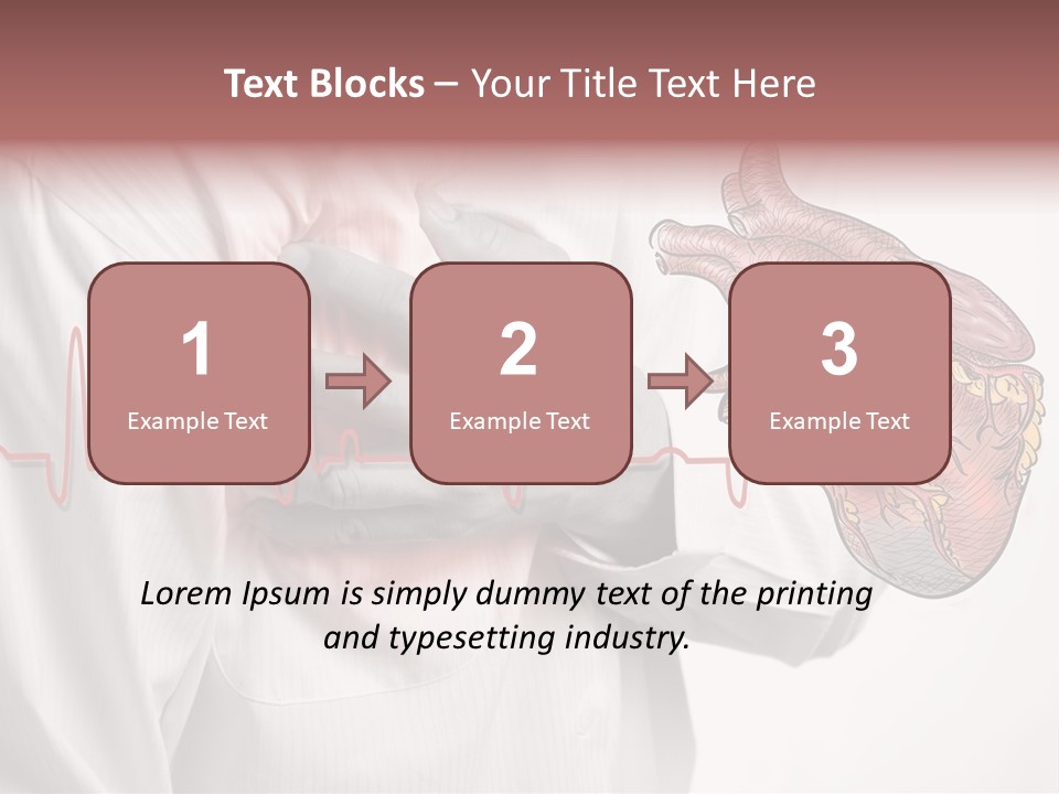 Business Breathing Angina PowerPoint Template