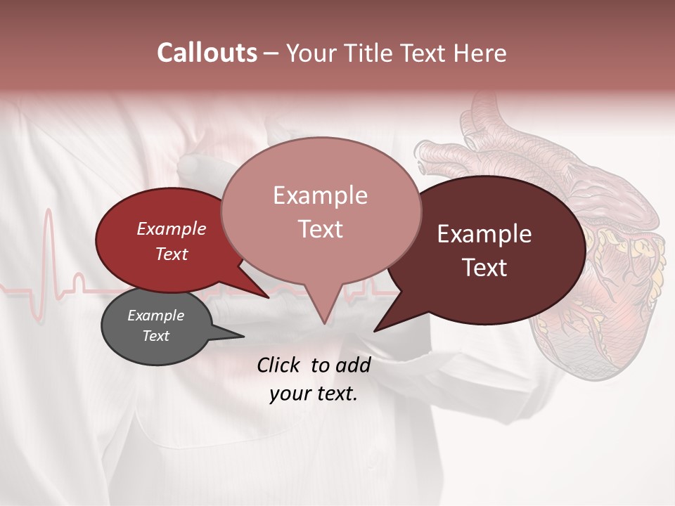 Business Breathing Angina PowerPoint Template