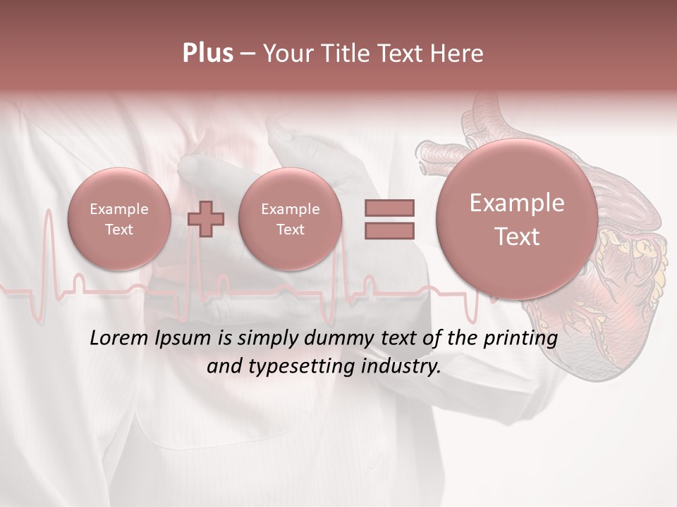 Business Breathing Angina PowerPoint Template