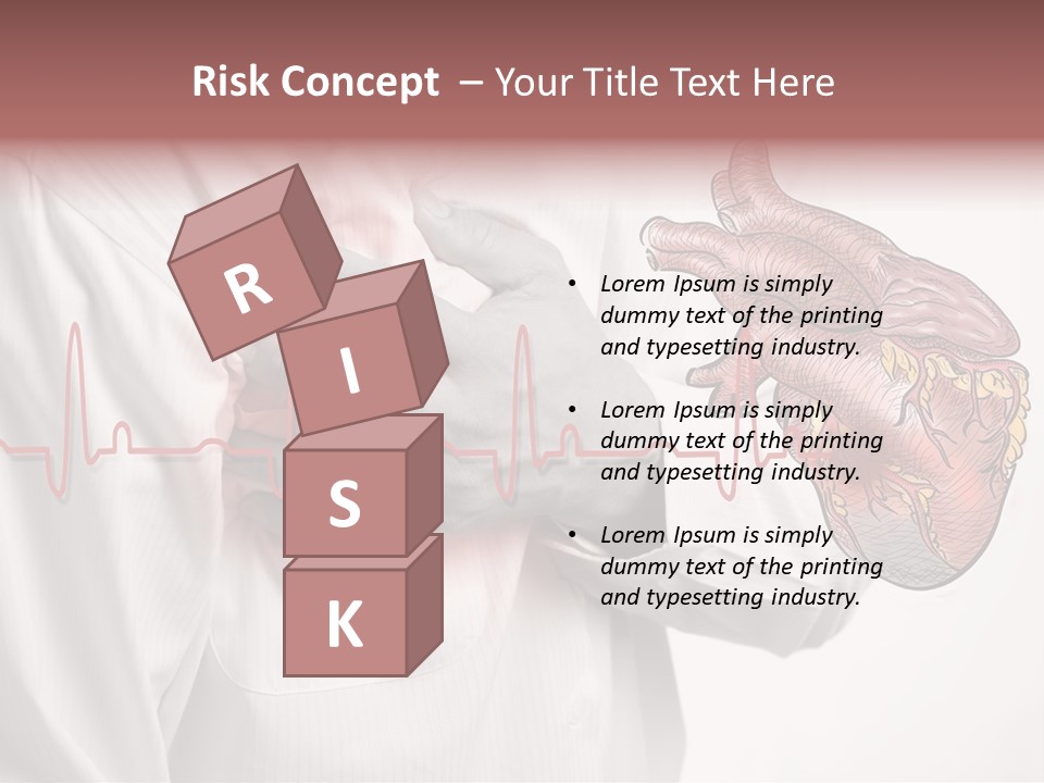 Business Breathing Angina PowerPoint Template