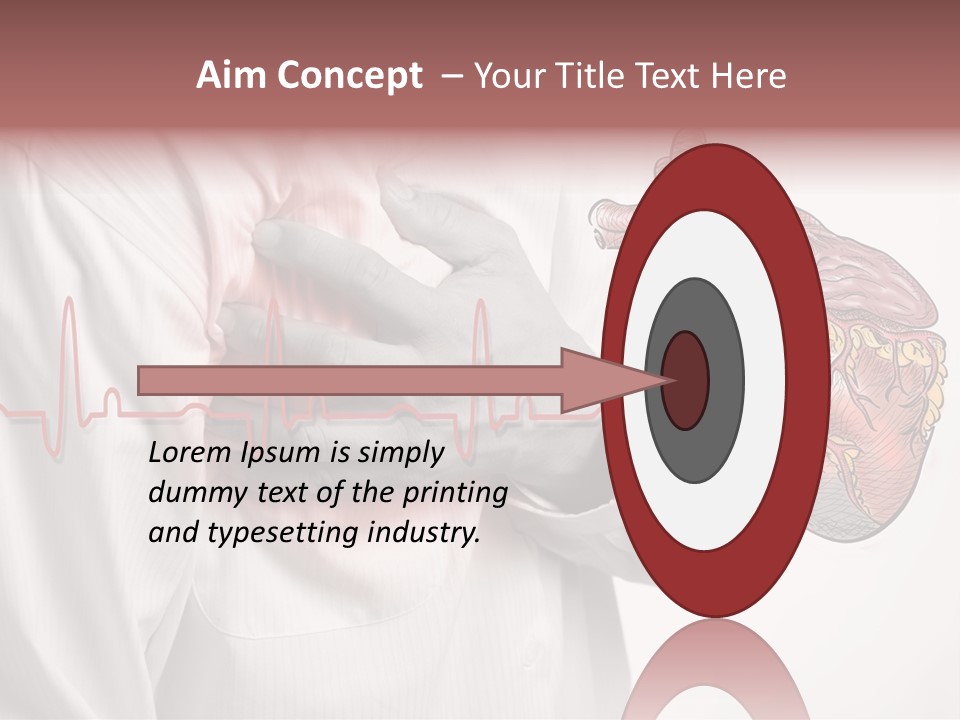 Business Breathing Angina PowerPoint Template