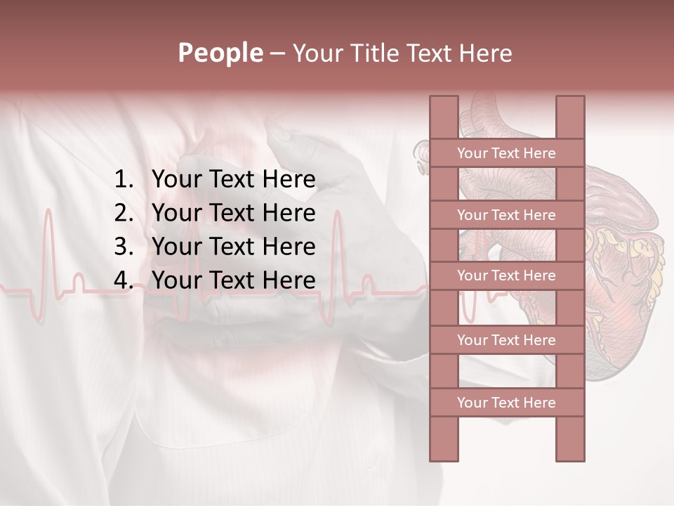Business Breathing Angina PowerPoint Template