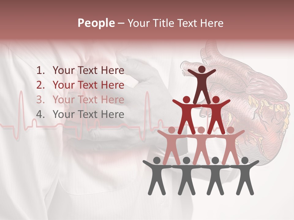 Business Breathing Angina PowerPoint Template