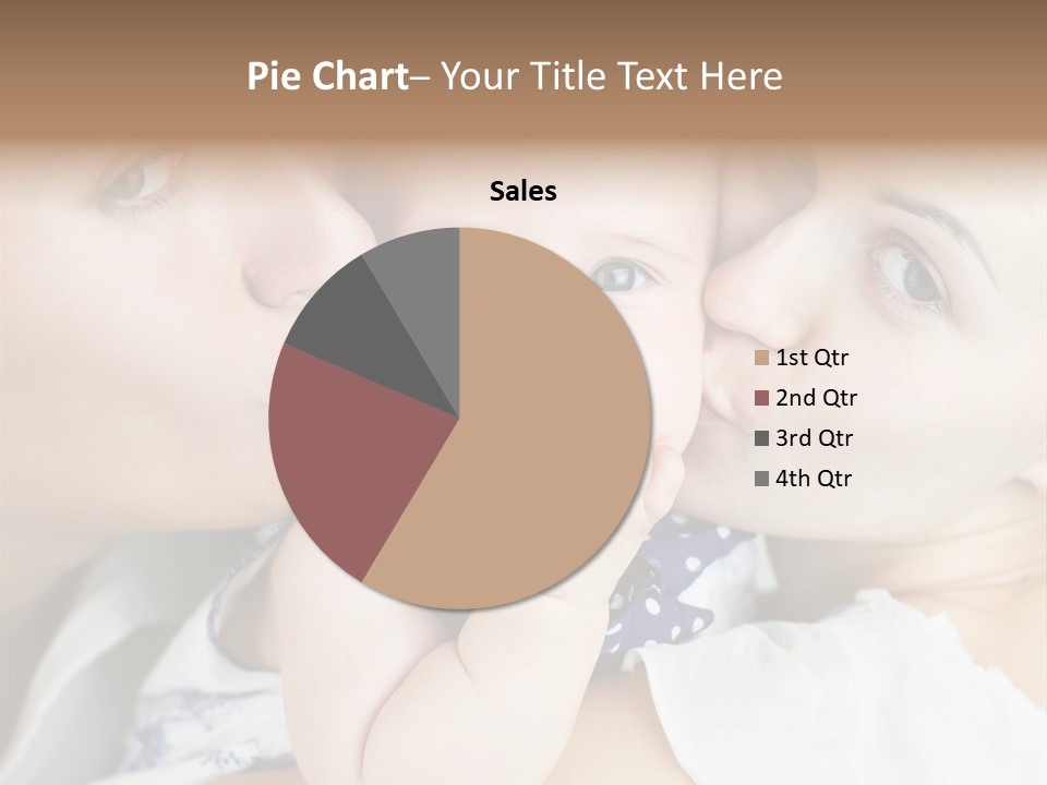 Husband Cute Kiss PowerPoint Template