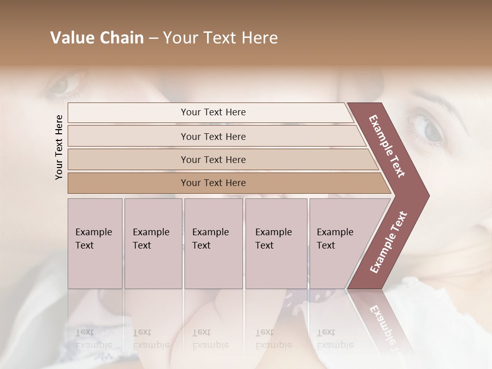 Husband Cute Kiss PowerPoint Template