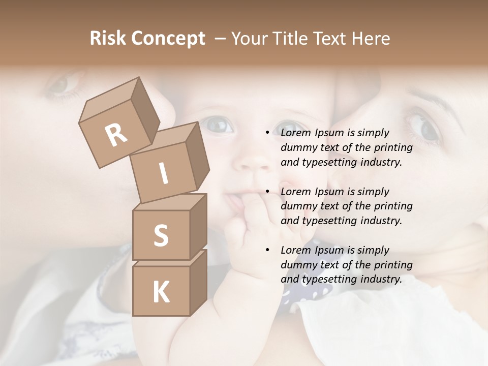 Husband Cute Kiss PowerPoint Template