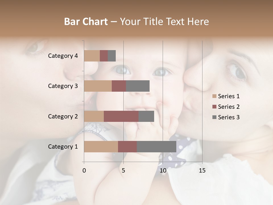 Husband Cute Kiss PowerPoint Template