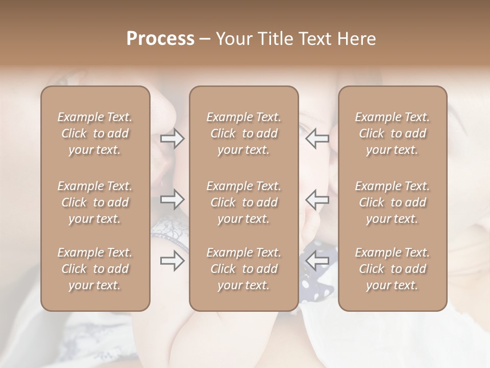 Husband Cute Kiss PowerPoint Template