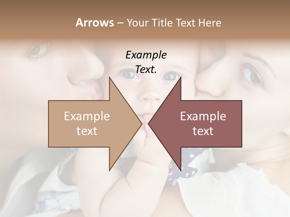 Husband Cute Kiss PowerPoint Template