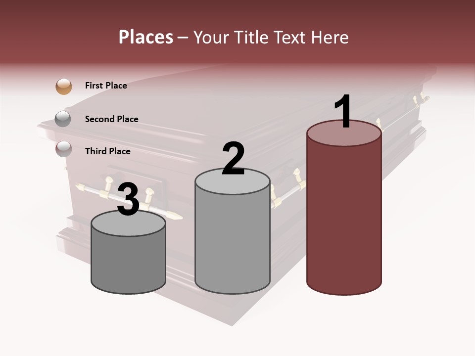 Coffin Casket Spooky PowerPoint Template