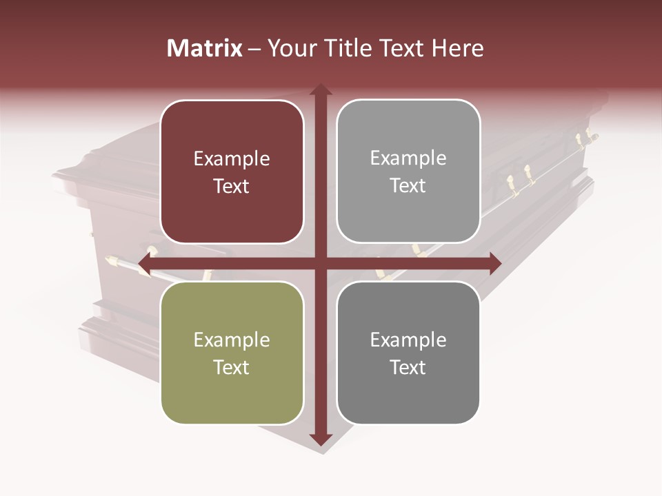 Coffin Casket Spooky PowerPoint Template