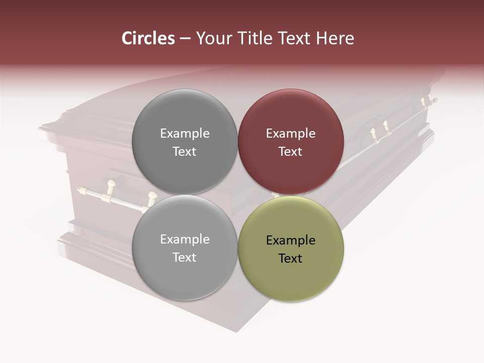 Coffin Casket Spooky PowerPoint Template