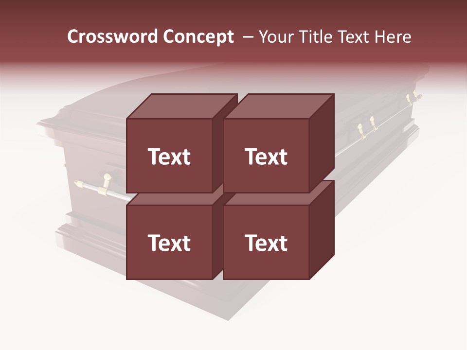 Coffin Casket Spooky PowerPoint Template