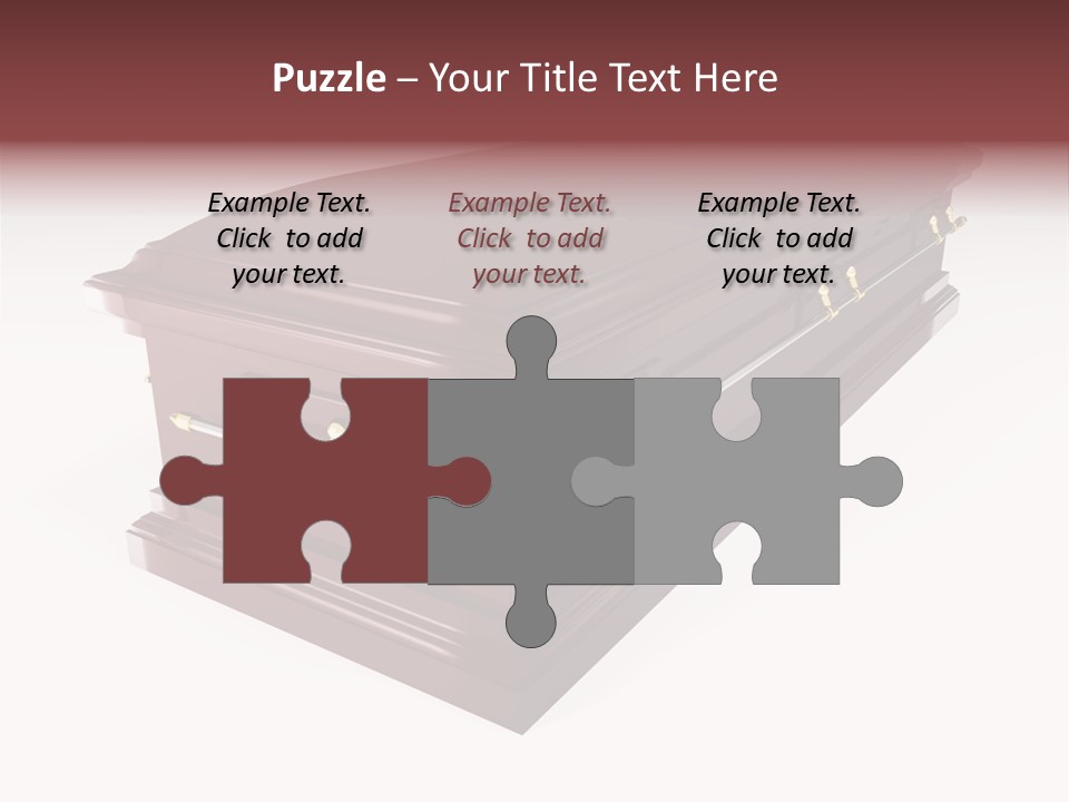 Coffin Casket Spooky PowerPoint Template