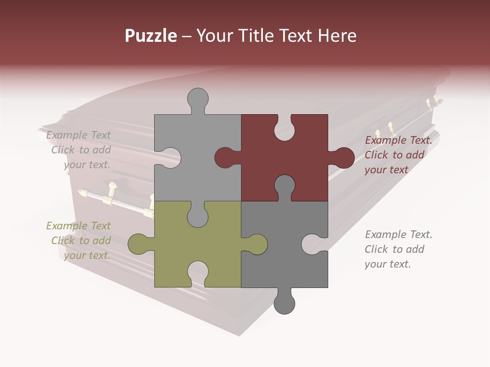 Coffin Casket Spooky PowerPoint Template